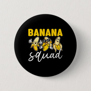 Fun BANANA SQUAD Dat is bananen Halloween kostuum Ronde Button 5,7 Cm