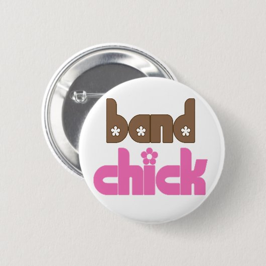Fun Band Chick Music Button (Voorkant /achterkant)