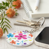 Fun Band of Choir Music Sleutelhanger Gift (Voorkant Rechts)