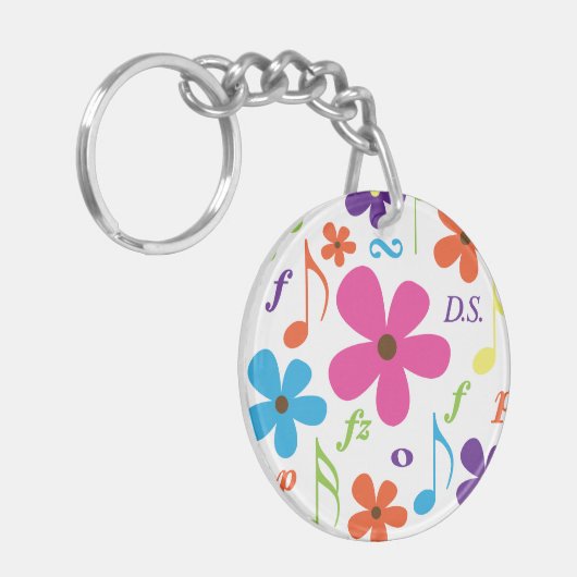 Fun Band of Choir Music Sleutelhanger Gift (Voorkant Links)