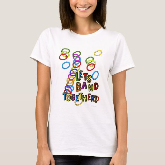 Fun Band Samen Hobby Bracelet Slogan T-shirt (Voorkant)