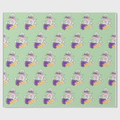 Fun bang Stripstijl trendy cadeau Cadeaupapier (Vlak)