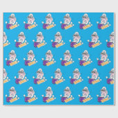 Fun bang Stripstijl trendy cadeau Cadeaupapier (Vlak)