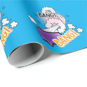 Fun bang Stripstijl trendy cadeau Cadeaupapier (Rol Hoek)