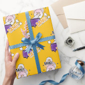 Fun bang Stripstijl trendy cadeau Cadeaupapier