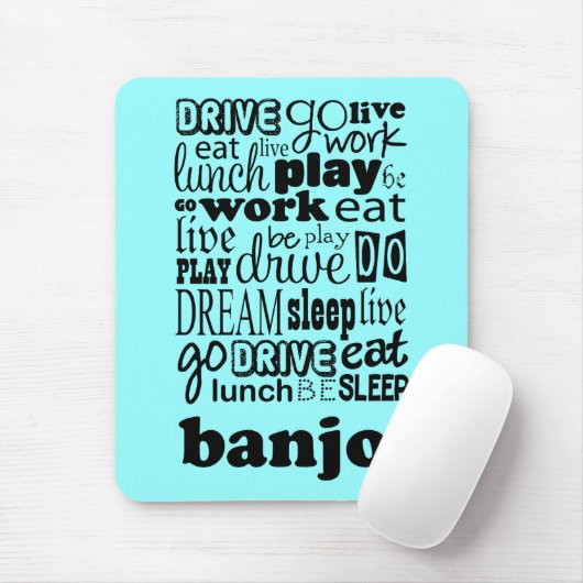 Fun Banjo Life Gift Muismat (Met muis)