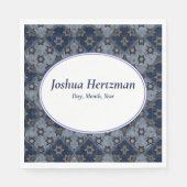 Fun Bar Mitzvah Mazel Tov Servet (Voorkant)