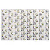Fun Barbers Fabric Materiaal Stof (Fat Quarter)