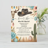 Fun Barn Pet Boerderij Film USA Cowboy Genderonthu Kaart (Staand voorkant)