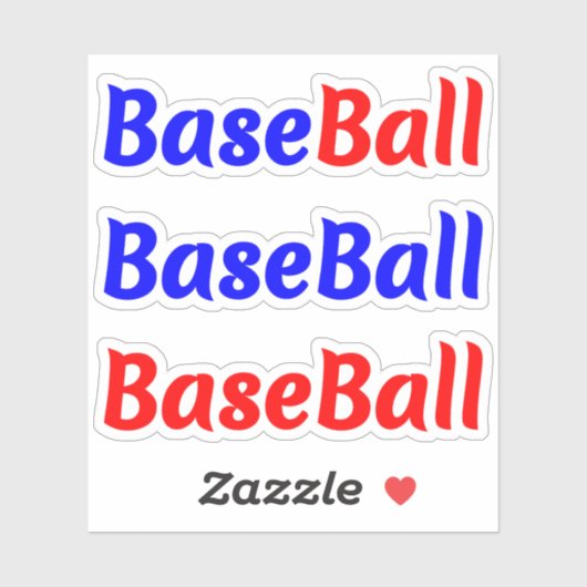 Fun Baseball Phrase Sticker Decals voor spelers (Vel)