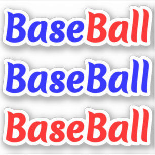 Fun Baseball Phrase Sticker Decals voor spelers