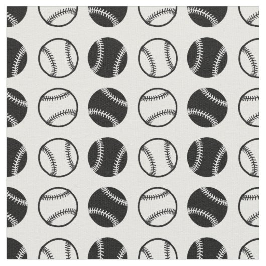 Fun Baseball Sportpatroonbal Thatelopen Stof (Close Up)