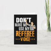 Fun Basketbal Ref Hoops - Basketbal Scheidsrechter Kaart (Voorkant)