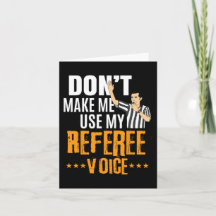 Fun Basketbal Ref Hoops - Basketbal Scheidsrechter Kaart