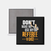 Fun Basketbal Ref Hoops - Basketbal Scheidsrechter Magneet (Voorkant / Achterkant)