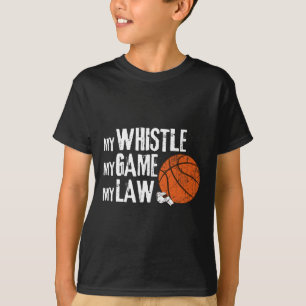 Fun Basketbal Ref Hoops - Basketbal Scheidsrechter T-shirt