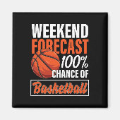 Fun Basketball Lover Weekend Prognose Kans van Ba Magneet (Voorkant)