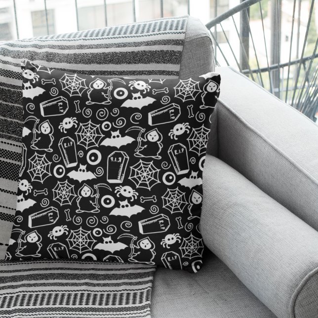 Fun Bat Pattern for Halloween Kussen (Creator heeft geüpload)