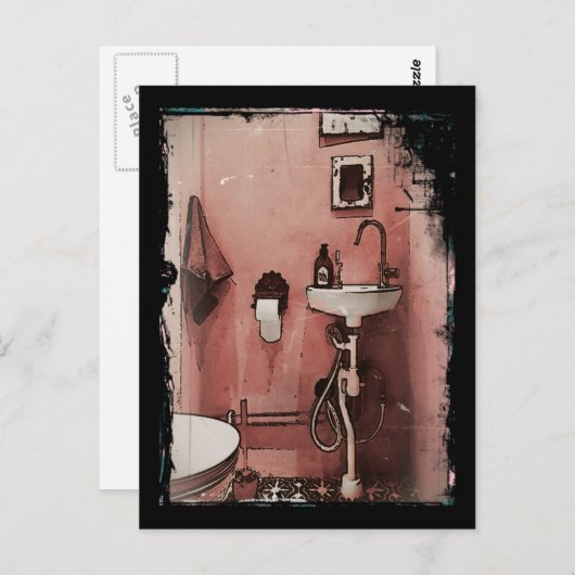 Fun Bathroom Briefkaart (Voorkant / Achterkant)