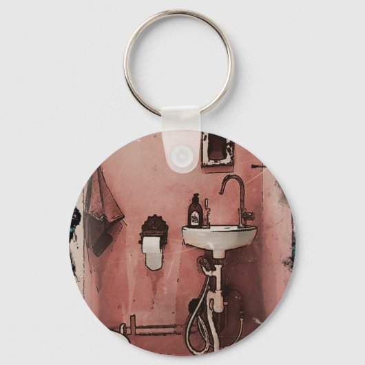 Fun Bathroom Sleutelhanger (Voorkant)