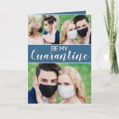 Fun be my quarantaine 2021 Valentijn, aangepast 3  Feestdagen Kaart (Voorkant)