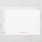 Fun Beach Ball flipflop meiden Pool Party Invites Kaart (Achterkant)