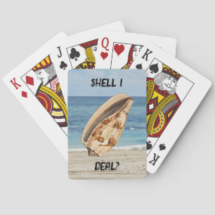 Fun Beach en Shell Poker of Game Night Kaarten