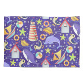 Fun Beach Navy Kussensloop (Achterkant)