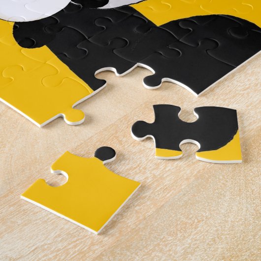 Fun Beach panda beer kinder Legpuzzel (Zijkant)