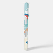 Fun Beach Party Illustratie Case-Mate iPhone Case (Achterkant / Rechts)