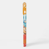 Fun Beach Party Illustratie iPhone Hoesje (Linkerkant)