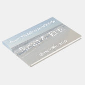 Fun Beach Print Wedding Guestbook Gastenboek (Hoek)