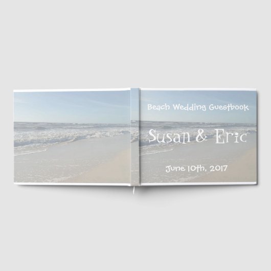 Fun Beach Print Wedding Guestbook Gastenboek (Volledig)