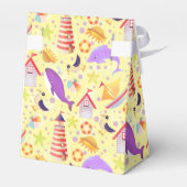 Fun Beach Yellow Favor Box Bedankdoosjes (Achterkant)