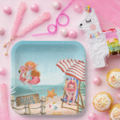 Fun Beach Zomer met vrienden Papieren Bordje (Feest)