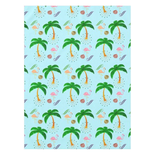 Fun Beachy Summertime Tablecloth Tafelkleed (Voorkant)