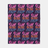 Fun Beats Fast Fleece Deken (Voorkant)