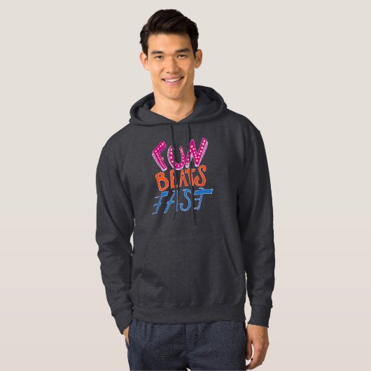 Fun Beats Fast Hoodie (Voorkant volledig)