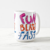 Fun Beats Fast Koffiemok (Voorkant rechts)
