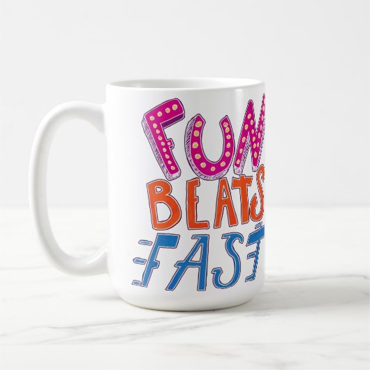Fun Beats Fast Koffiemok (Links)
