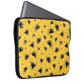 Fun Bee Laptop Hoesje | Verjaardagscadeau voor haa Laptop Sleeve (Voorkant Rechts)