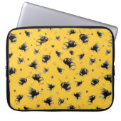 Fun Bee Laptop Hoesje | Verjaardagscadeau voor haa Laptop Sleeve (Voorkant)