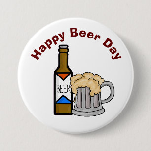 Fun Beer Day Button