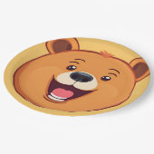 Fun Beer Face safari Wild oerwoud Verjaardagsfeest Papieren Bordje (Gekanteld)