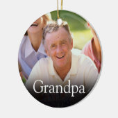 Fun Best Ever Grandpa Papa Definition Foto Keramisch Ornament (Links)
