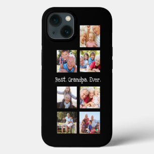 Fun Best Grandpa Ever 7 Photo Collage iPhone 13 Hoesje
