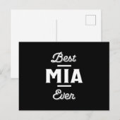 Fun Best Mia Ever Cool Persoonlijke voornaam Gif Briefkaart (Voorkant / Achterkant)