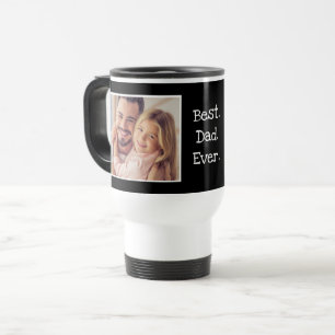 Fun Best Pap Ever Family Foto gepersonaliseerd Reisbeker