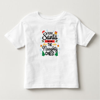 Fun, beste kerstman, ze zijn de ondeugende kerst kinder shirts