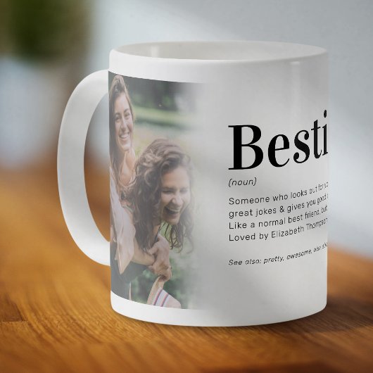 Fun Bestie Definition Best Friend Photo Koffiemok